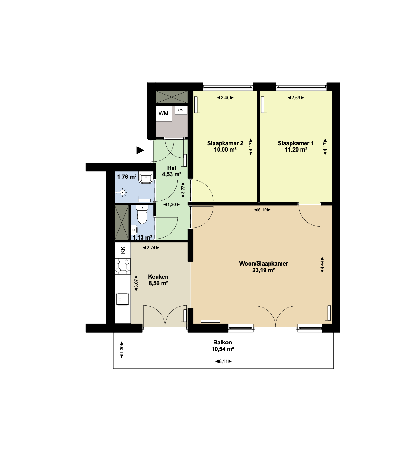 Apartment at Dapperstraat 22 C , 1093 BV Amsterdam, Netherlands Amsterdam