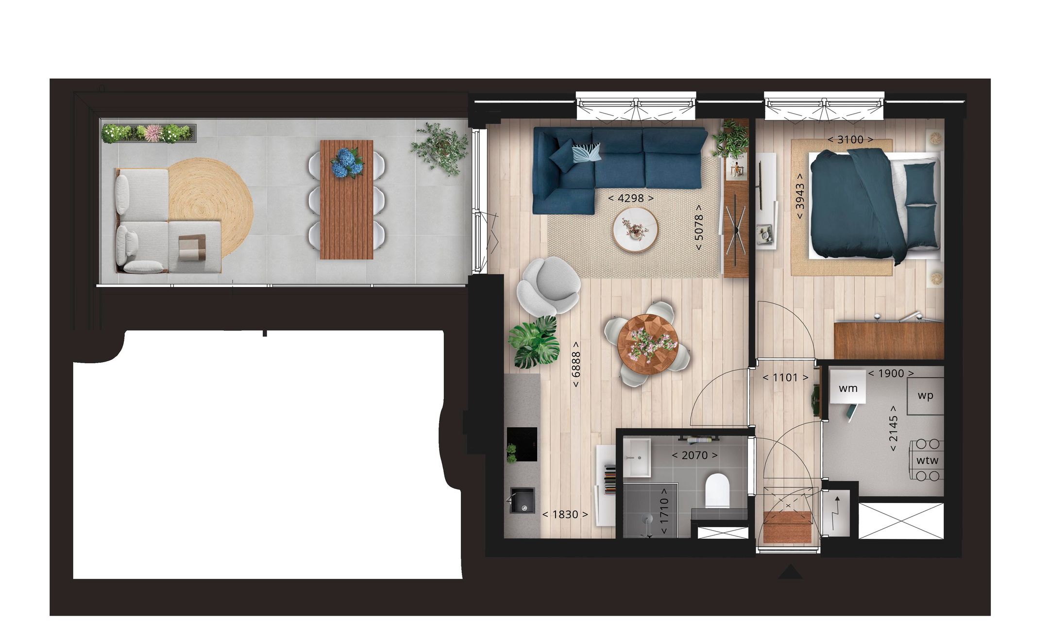 apartment for rent in Homeruslaan 165- 1363TA Almere Homeruskwartier Midden Almere