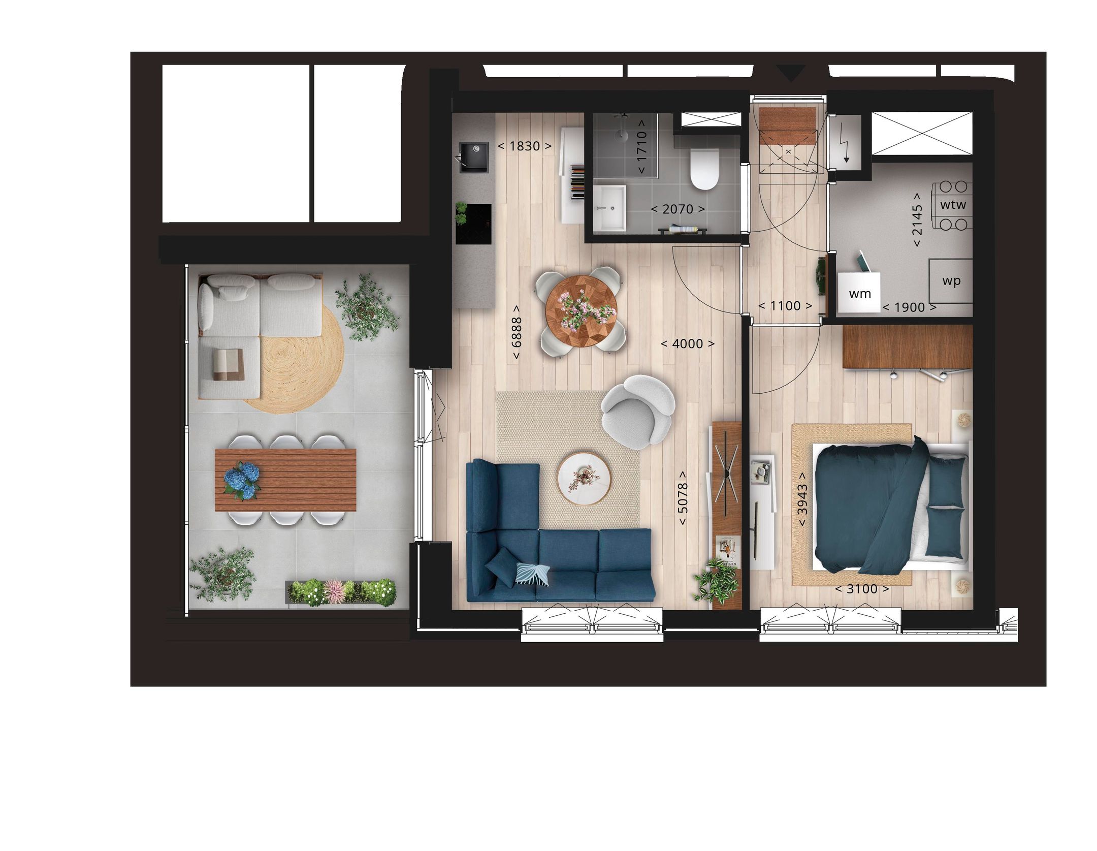 apartment for rent in Vrouwengelukhof 100- 1061BS Amsterdam Kolenkitbuurt-Noord Amsterdam