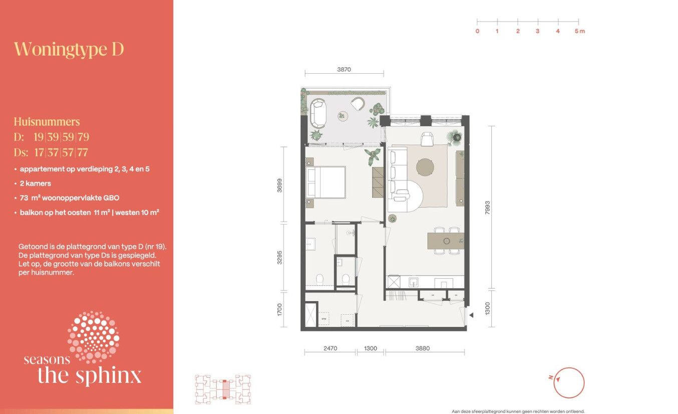 Appartement te huur