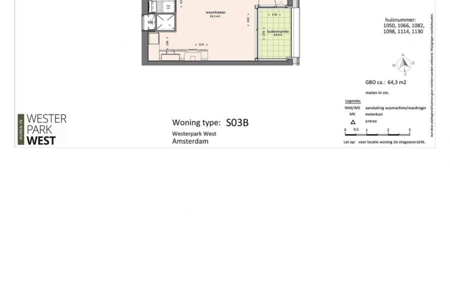 apartment for rent in Elizabeth Cady Stantonplein 717- 1102BL Amsterdam F-buurt Amsterdam