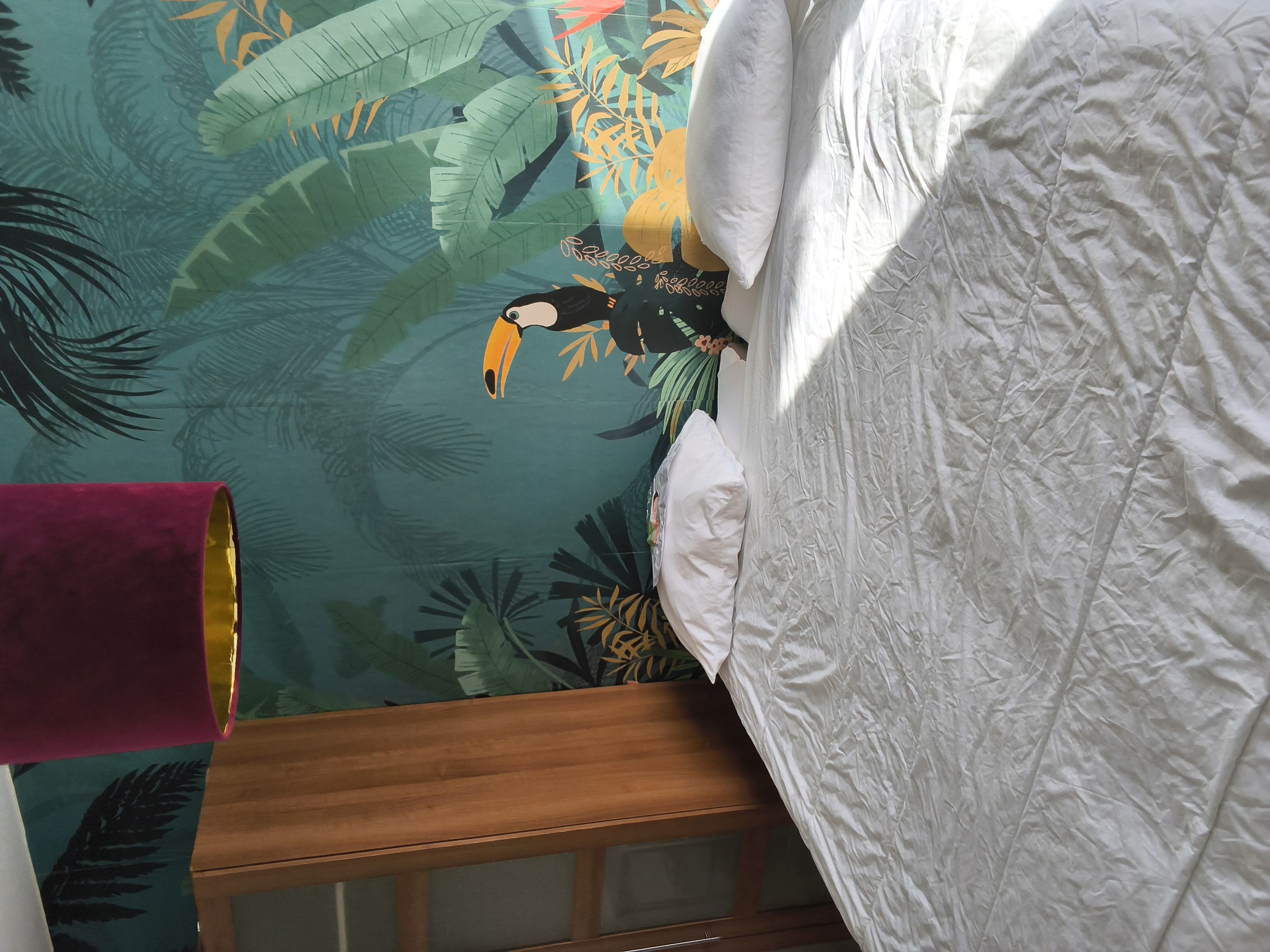 Spacious double bedroom with Balcony