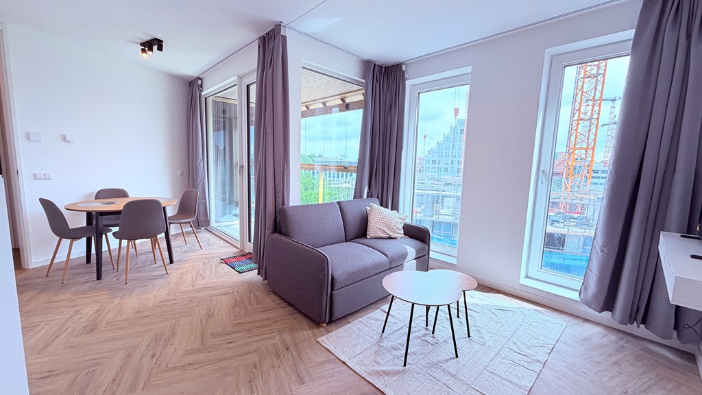 1 bedroom Surface Area: 48m2 Furnished