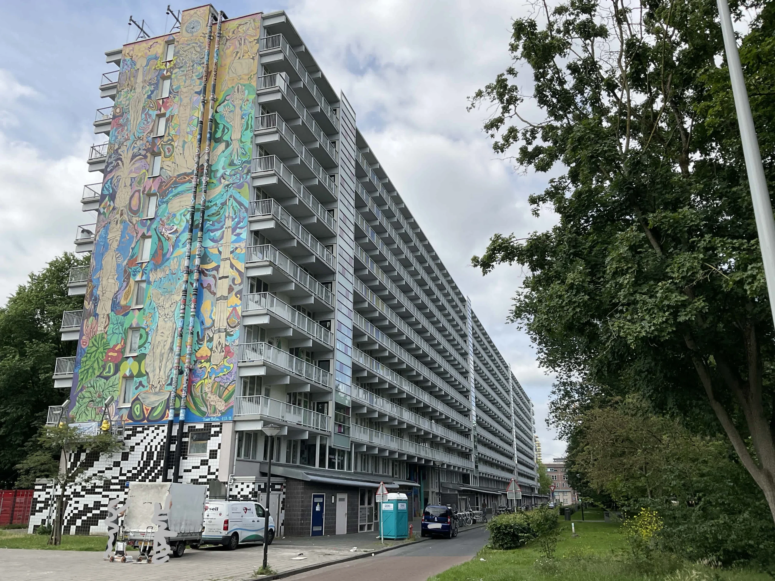 Galerijflat in Amsterdam