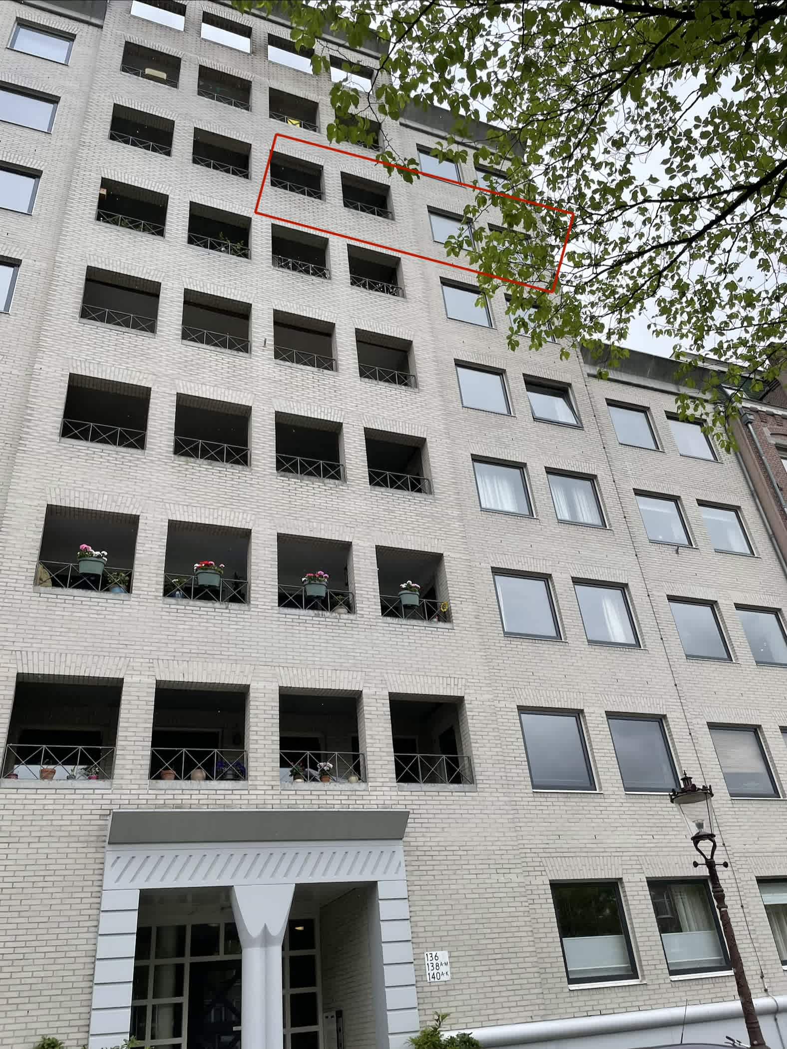 Galerijflat in Amsterdam