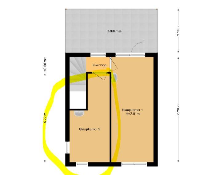 kamer 12m2 in Amsterdam Zuidoost - 800EURO p.m.