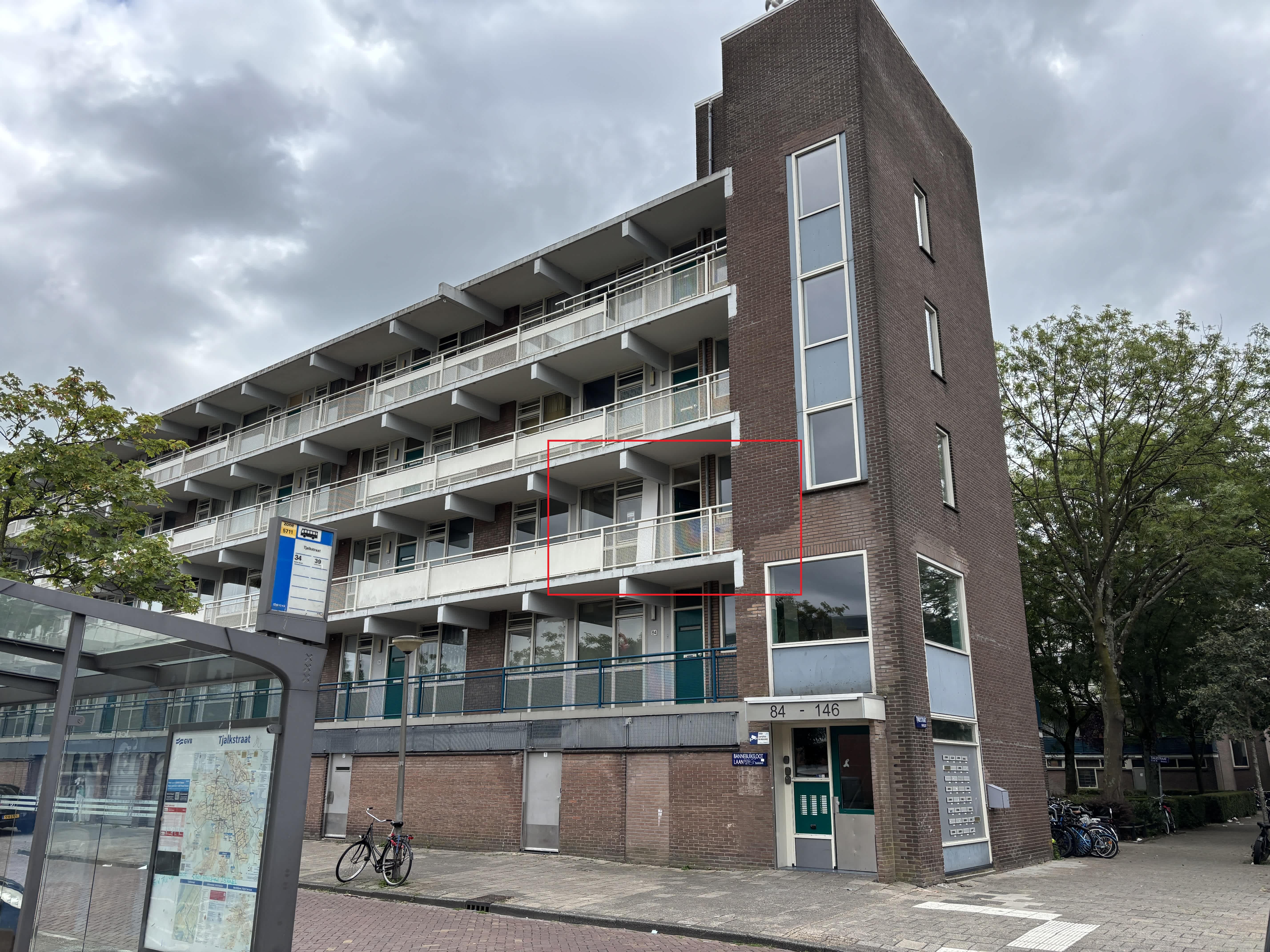 Galerijflat in Amsterdam