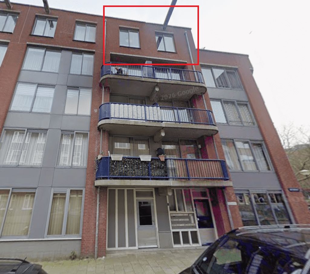 Portiekwoning in Amsterdam