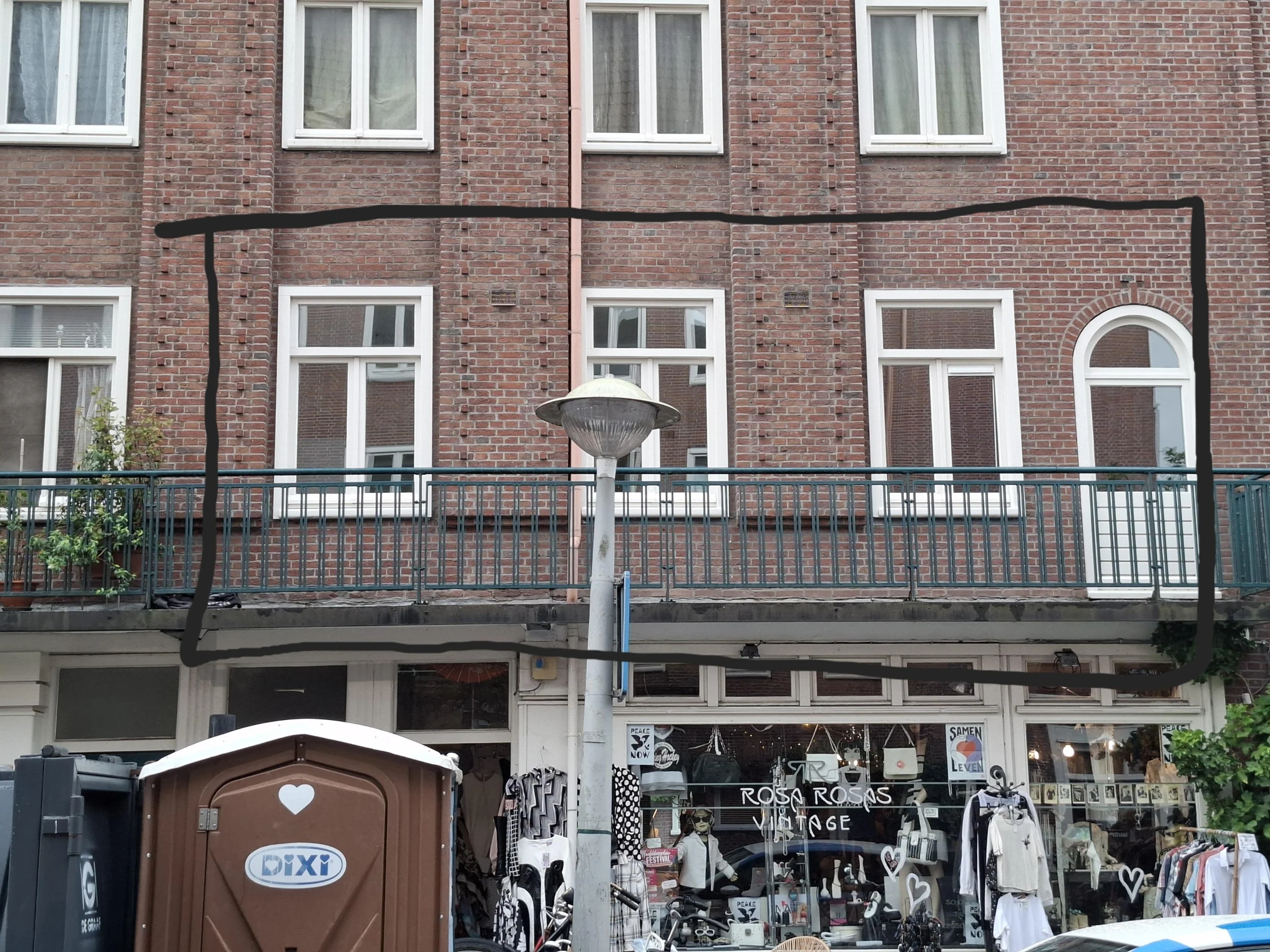 Portiekwoning in Amsterdam
