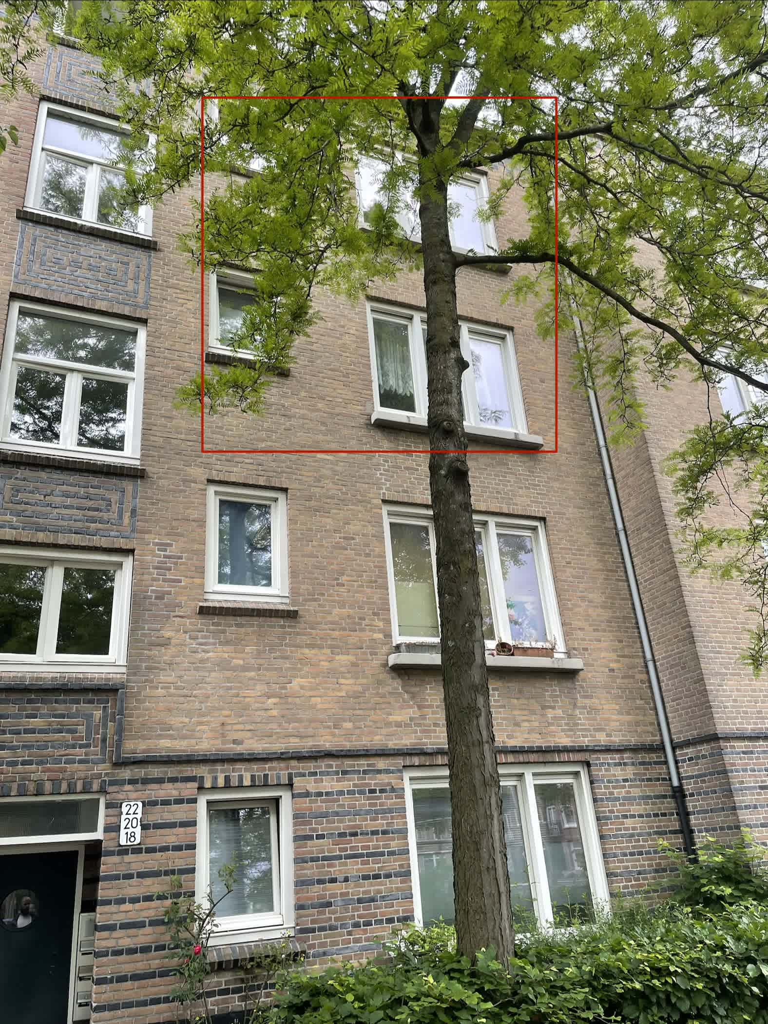 Portiekwoning in Amsterdam