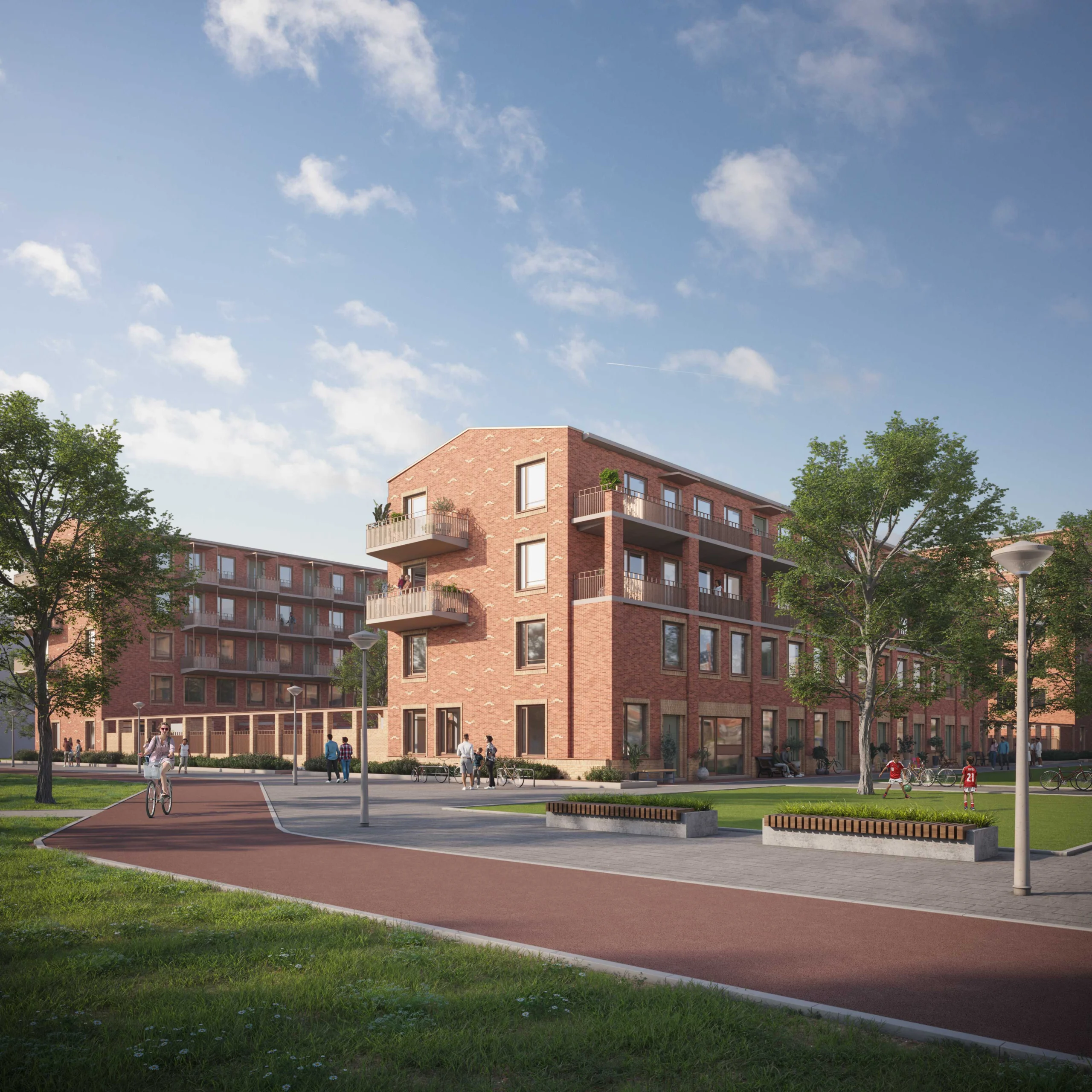 Galerijflat in Amsterdam