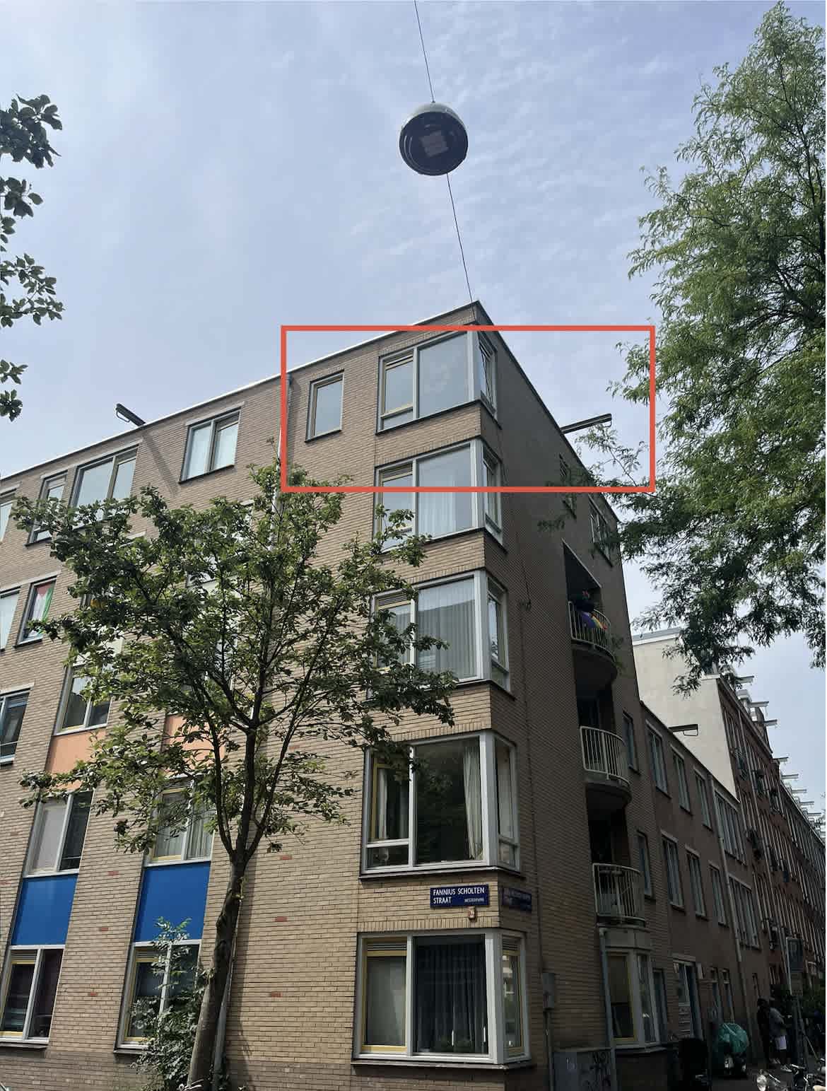 Portiekwoning in Amsterdam