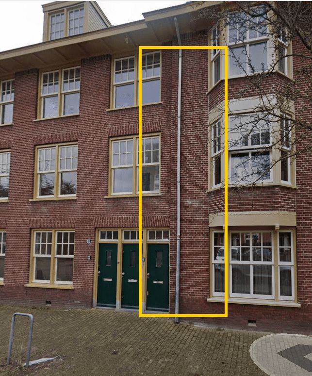 Portiekwoning in Amsterdam