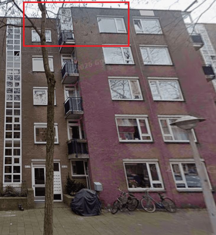Portiekwoning in Amsterdam