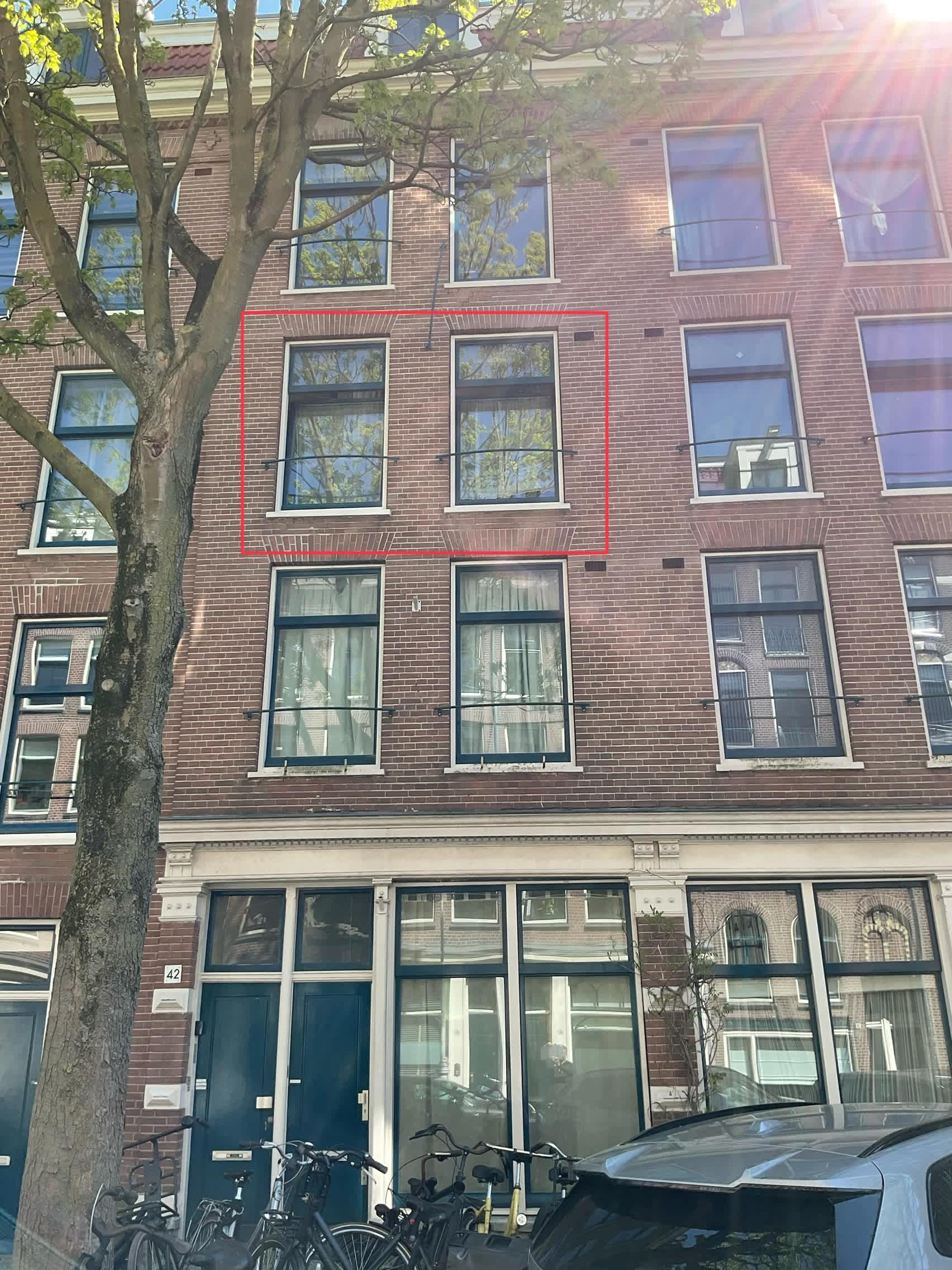 Portiekwoning in Amsterdam
